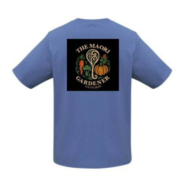 Womens Dark Tees, Front TMG Lapel Logo & LG2 Graphic on Back  Thumbnail