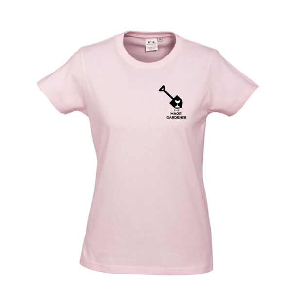 Womens Light Tees, TMG Lapel Logo, Front Only  Thumbnail