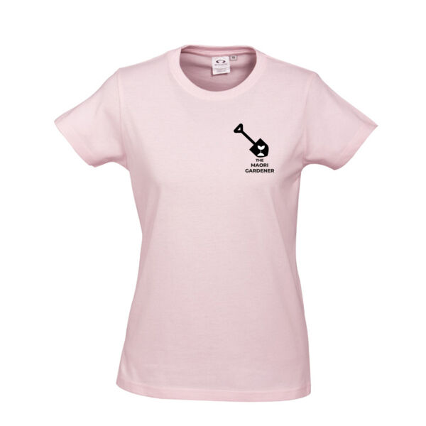 Womens Light Tees, TMG Logos, Front & Back  Thumbnail