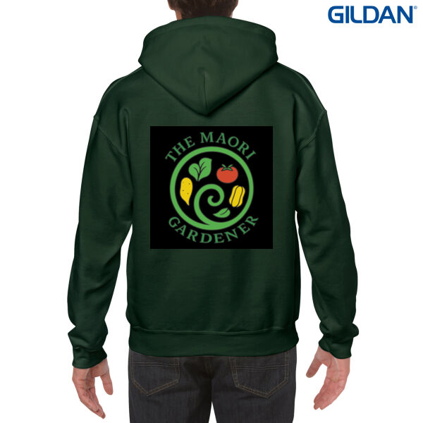 Mens Dark Hoodies, Front TMG Lapel Logo & LG1 Graphic on Back Thumbnail